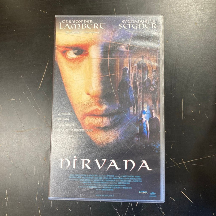 Nirvana VHS (VG+/M-) -toiminta/sci-fi-